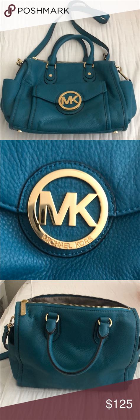 michael kors purse handles teal|Michael Kors purse straps fraying.